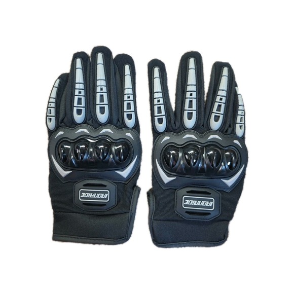 The Unbranded Brand Other - Motorcycle Glove Summer Riding Breathable Hard Knuckle Touchscreen Gloves Sz Med